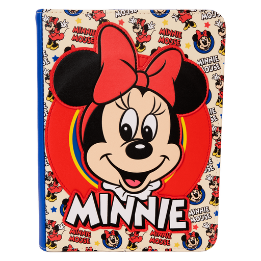 Minnie Mouse Classic All-Over Print Refillable Stationery Journal by Loungefly