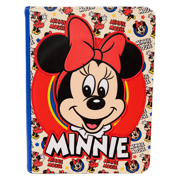 Minnie Mouse Classic All-Over Print Refillable Stationery Journal by Loungefly