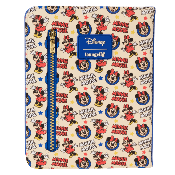 Minnie Mouse Classic All-Over Print Refillable Stationery Journal by Loungefly