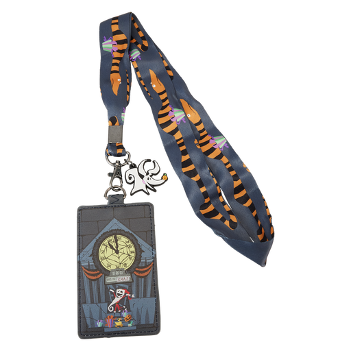 Jack Skellington Town Hall Lanyard with Card Holder by Loungefly