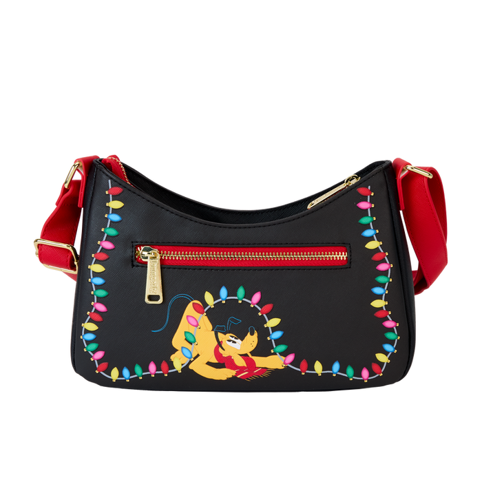 Mickey & Friends Christmas Light Decorations Light Up Crossbody Bag by Loungefly