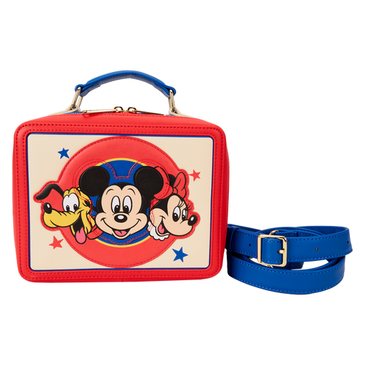 Mickey & Friends Classic Lunchbox Crossbody Bag by Loungefly