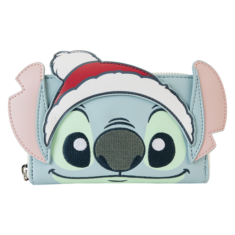 Buy Stitch Holiday Glitter Crossbody Bag at Loungefly.