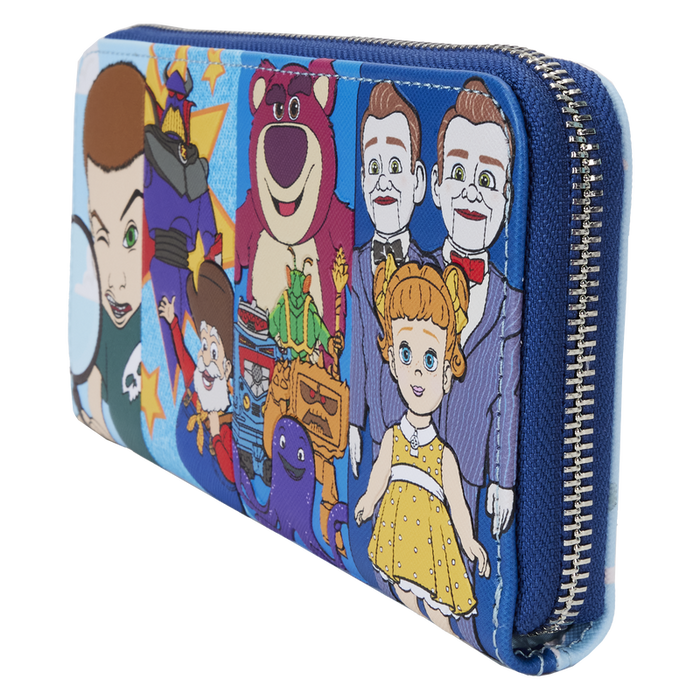 Toy Story Movie Collab Baddies Zip Around Wristlet Wallet by Loungefly