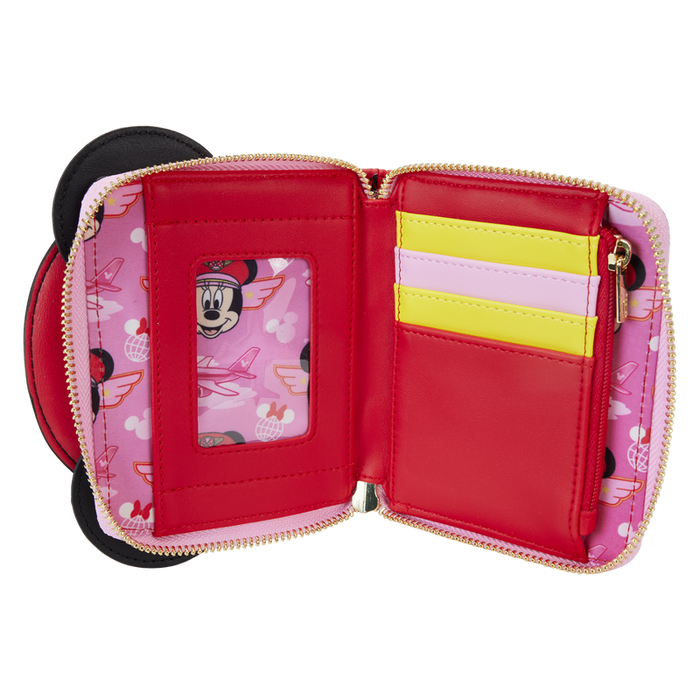 C2E2 Limited Edition Minnie Mouse Pilot Cosplay Zip Around Wallet by Loungefly