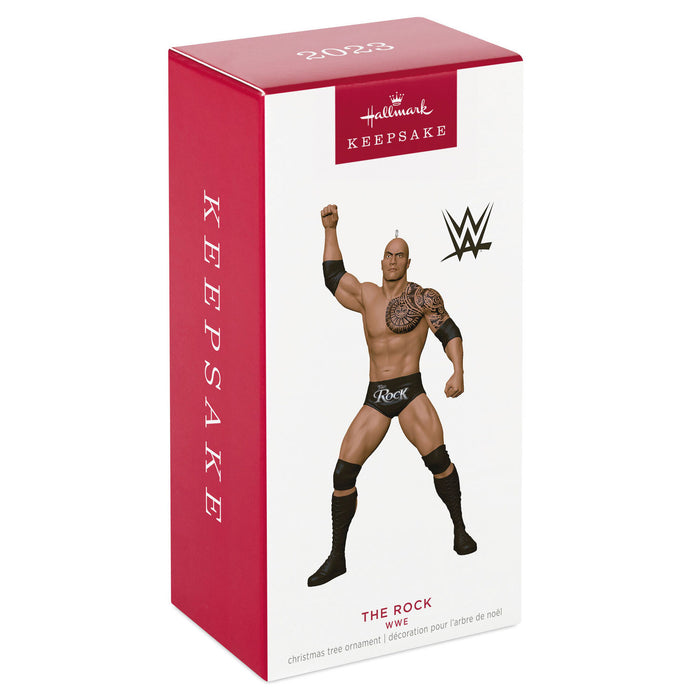 Dated 2023 WWE The Rock Ornament