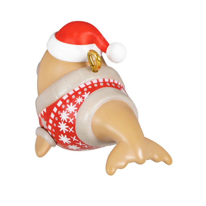 Mini Festive Flippered Friend 2024 Ornament