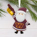 NFL Washington Commanders Santa Fan Hallmark Ornament