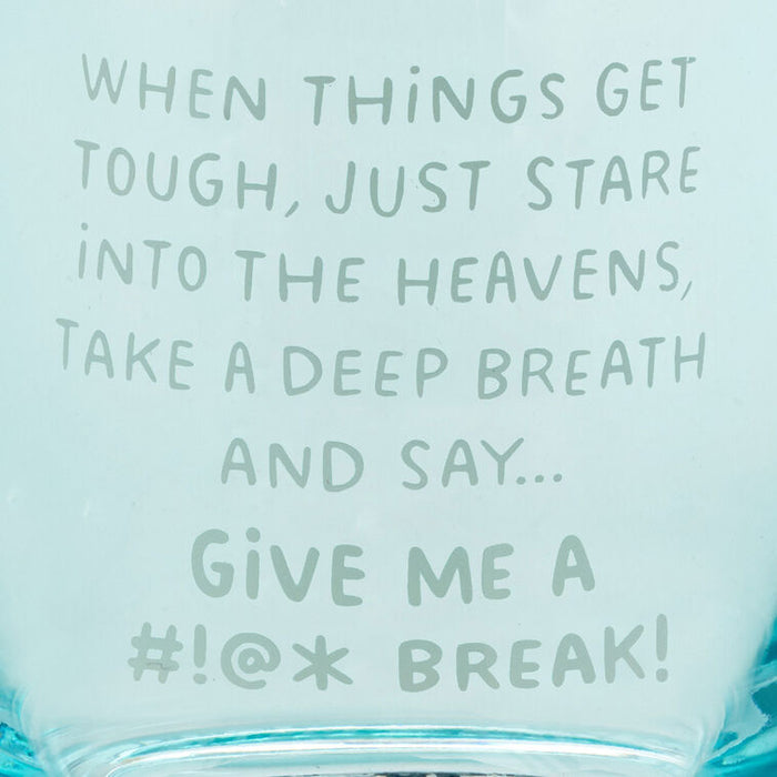 When Things Get Tough Funny Rocks Glass, 12 oz.