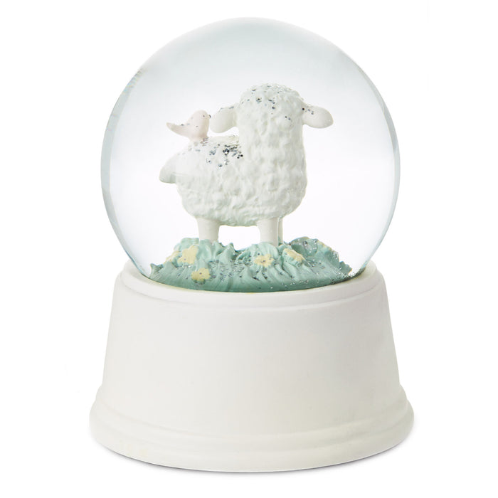 Little Lamb Musical Snow Globe