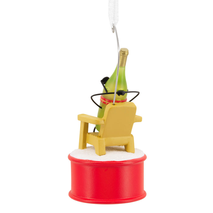 Wine Is Chilling Hallmark Ornament