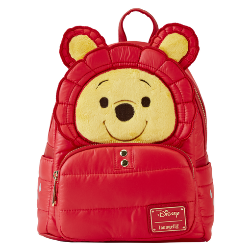 Winnie the Pooh Rainy Day Puffer Jacket Cosplay Mini Backpack by Loungefly