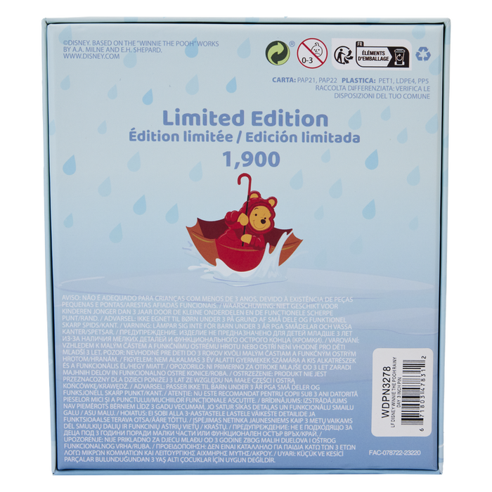 Winnie the Pooh & Friends Rainy Day 3" Collector Box Sliding Pin by Loungefly