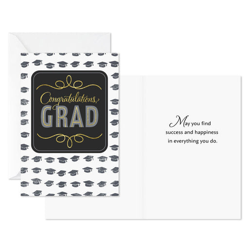 Wishes for Success Assorted Graduation Cards, Pack of 8