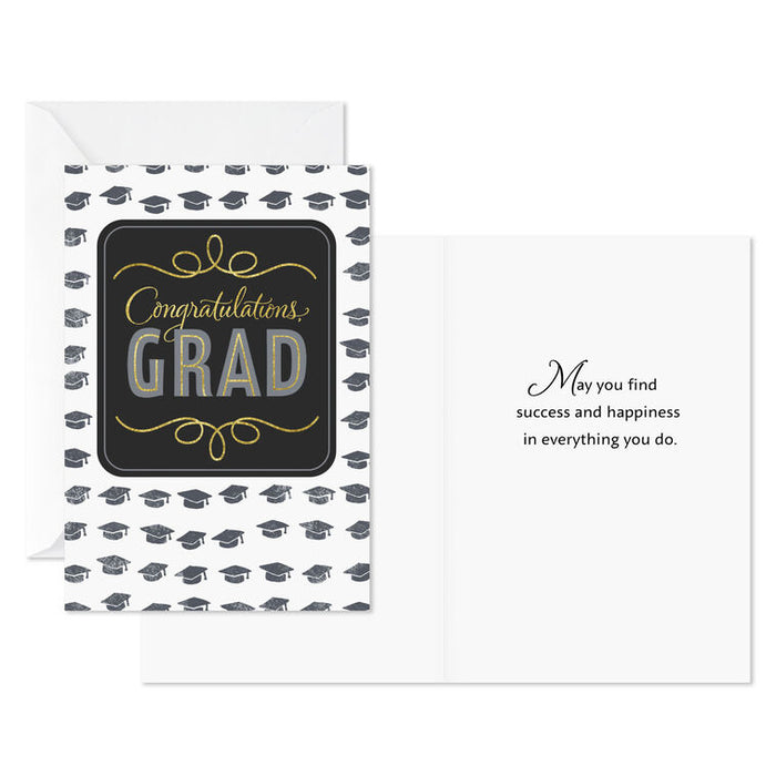 Wishes for Success Assorted Graduation Cards, Pack of 8