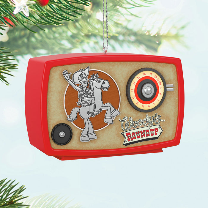 Disney/Pixar Toy Story 2 Woody's Roundup Radio 2024 Ornament With Light and Sound