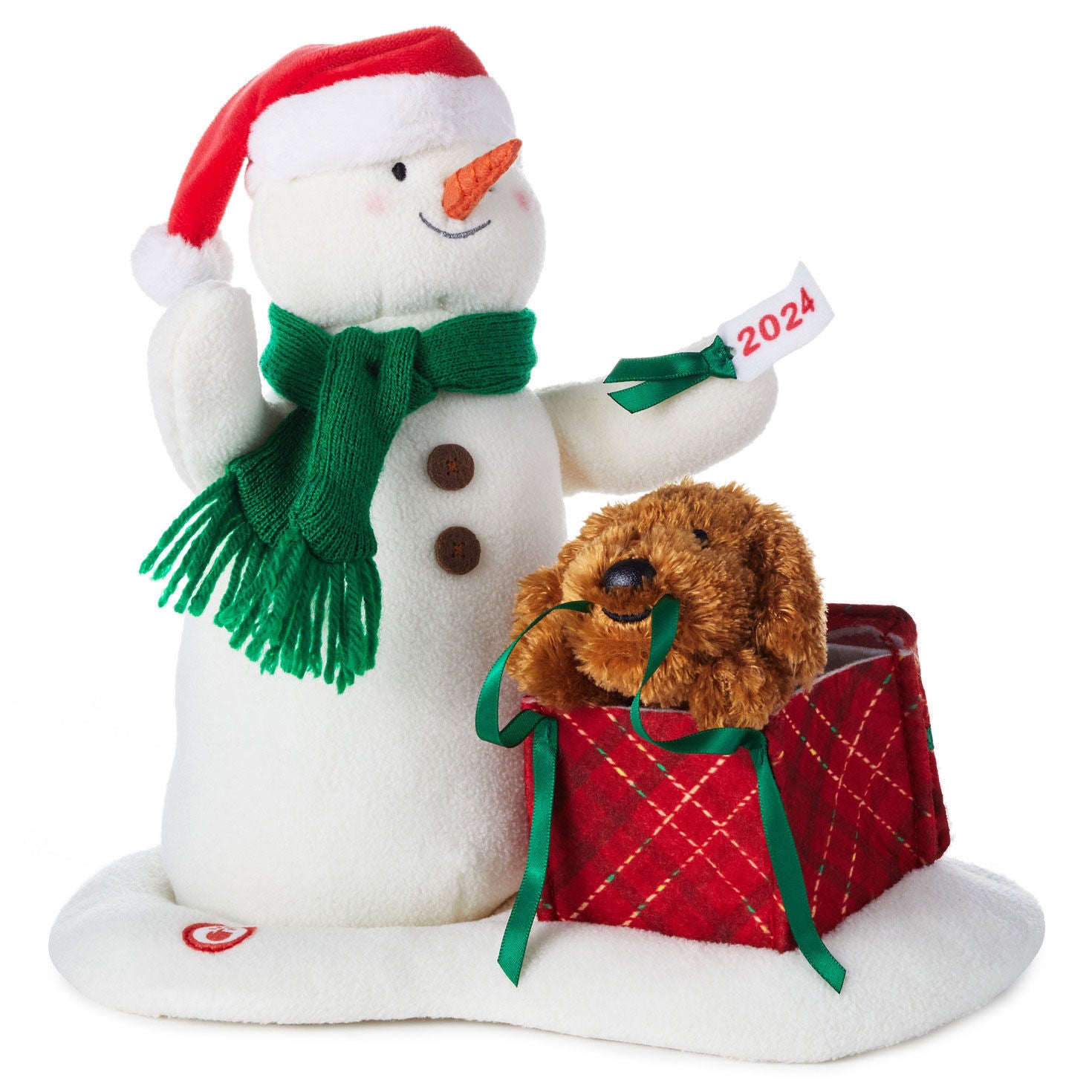 Wrapped in Joy Singing Snowman Plush With Motion — Trudy's Hallmark