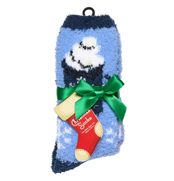 Cocoa Holiday Icons Butter Slipper Socks