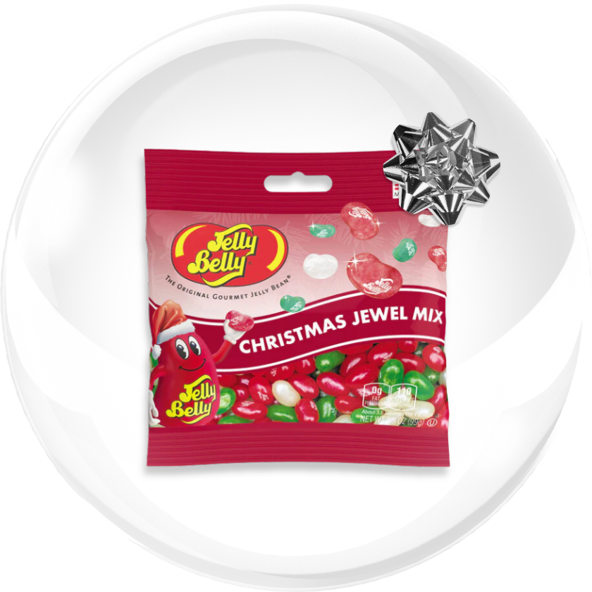 Jelly Belly Jewel Christmas Mix Grab 'N Go Bag