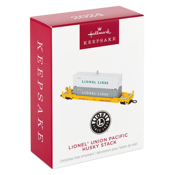 Lionel® Union Pacific Husky Stack 2024 Metal Ornament
