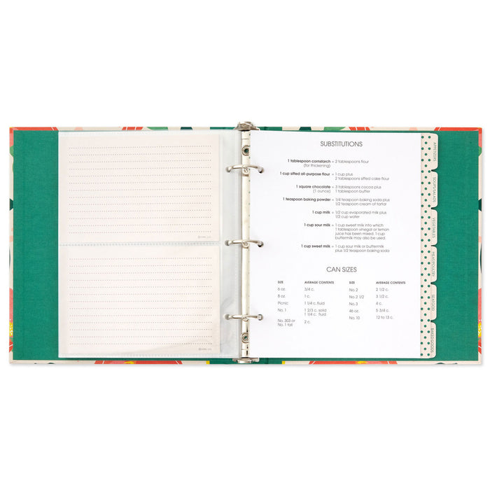 Bright Citrus Customizable Recipe Organizer Book