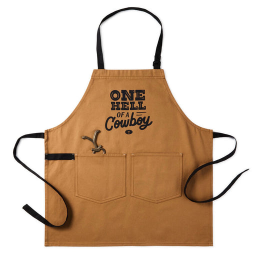 Yellowstone One Hell of a Cowboy Apron and Bottle Opener