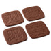 Yellowstone Dutton Ranch Bonded Leather Coasters, Set of 4