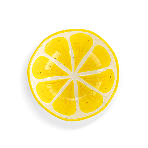 Lemon Shaped Ceramic Mini Bowl
