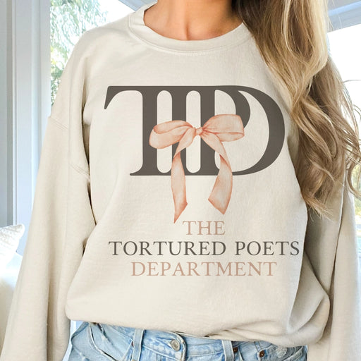Taylor Swift The Tortured Poets Department Bow Sweatshirt