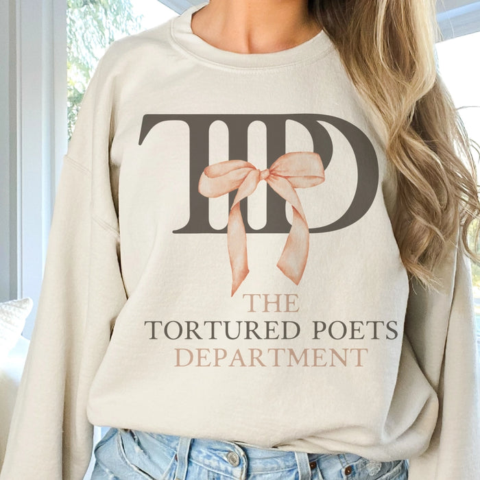 Taylor Swift The Tortured Poets Department Bow Sweatshirt