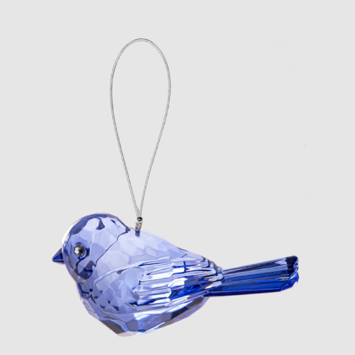 Blue Graceful Bird Acrylic Ornament