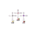 Three decorative crosses with colorful gemstones and flowers on a white background