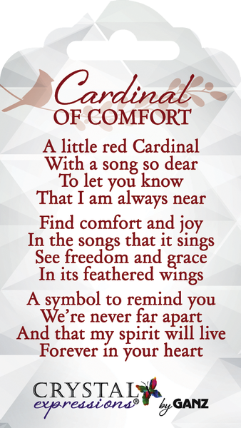 Cardinal of Comfort Acrylic Ornament