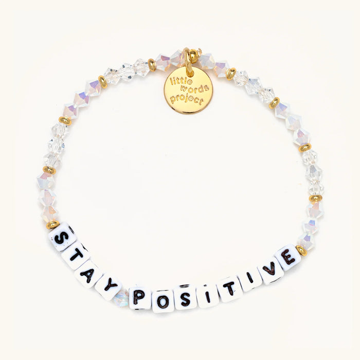 Stay Positive Beaded Friendship Bracelet