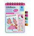 Lifelines FlowArt Mini coloring book with butterfly design on a white background