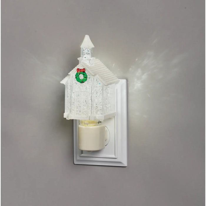 Led White Church Night Light