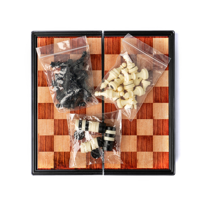 Bunk House™ King Of The Hill™ Travel Chess And Checkers Set