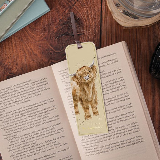 'The Highlander' Highland Cow Bookmark