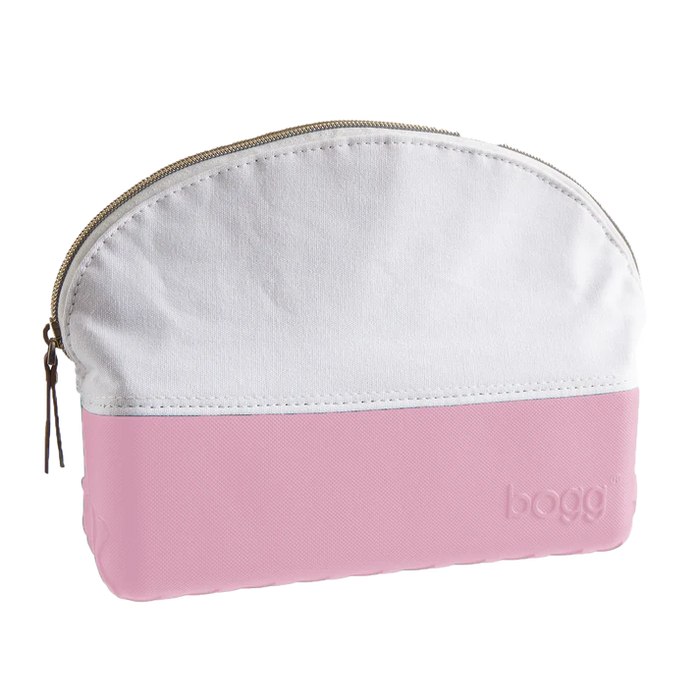 Beauty and the Bogg Cosmetic Bag - blowing PINK bubbles