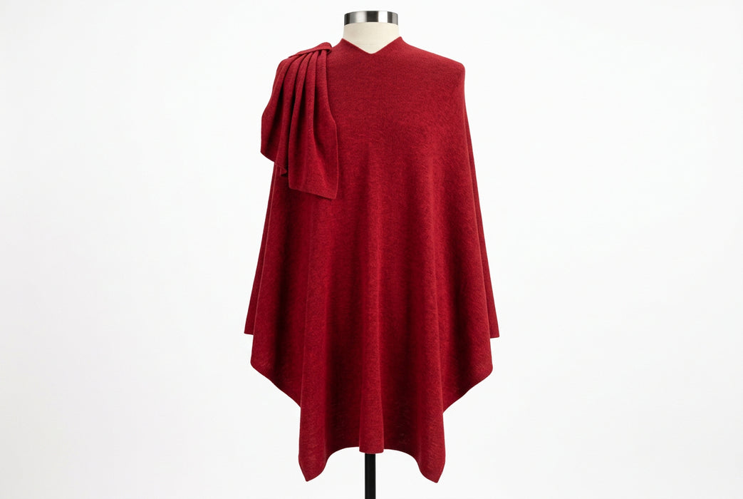 Keyhole Red Travel Wrap