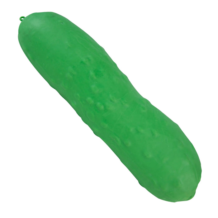 Green cucumber on a white background