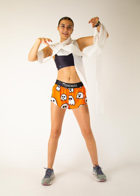 ChicknLegs Women's Ghosts 1.5" Split Shorts