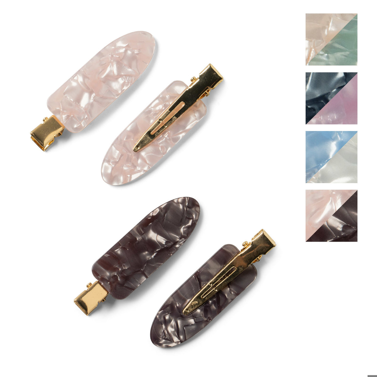 GOLD ASIAN CRUSH HAIR CLIPS!! Indian Hair Clips,gold Covering Hair Clip, Wedding  main image 3