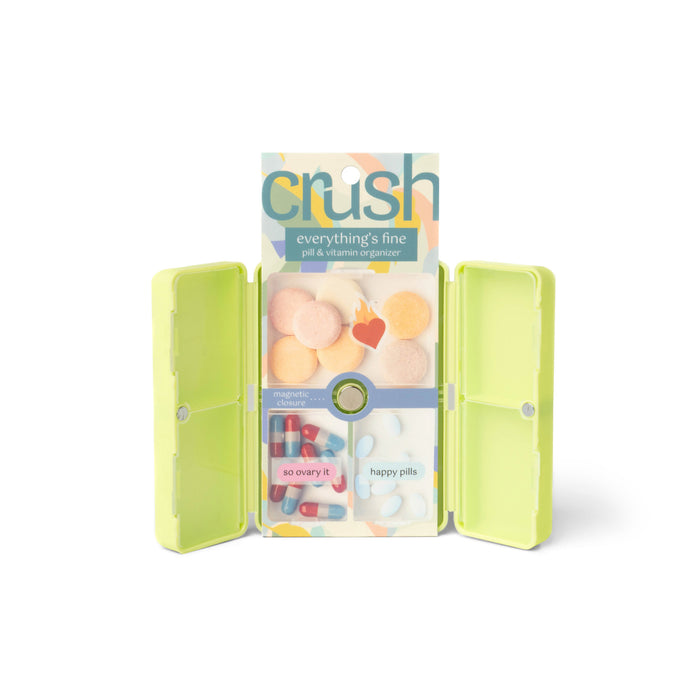 Crush™ Everything's Fine Pill & Vitamin Case