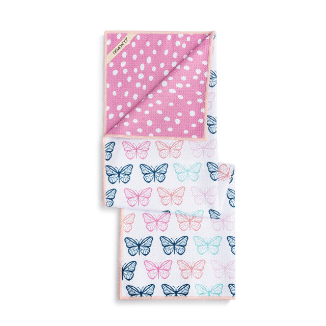 Butterflies Absorbent Reversible Towel
