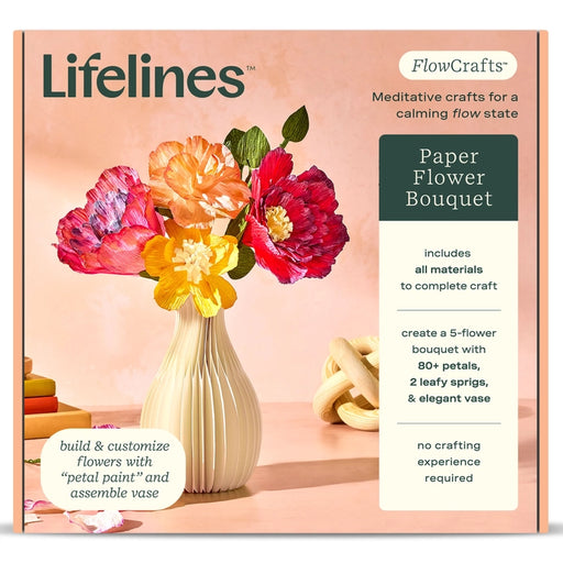 Lifelines FlowCrafts Paper Flower Bouquet Meditative Craft Kit
