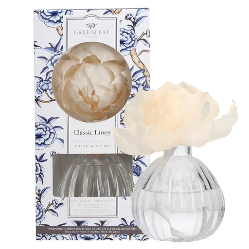 Classic Linen Fresh & Clean Flower Diffuser