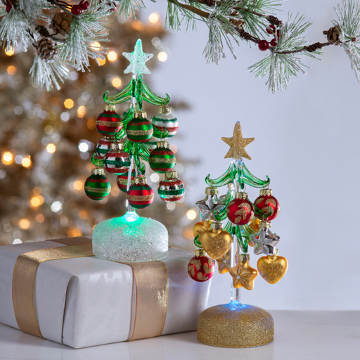 Light Up Christmas Tree with Ornaments