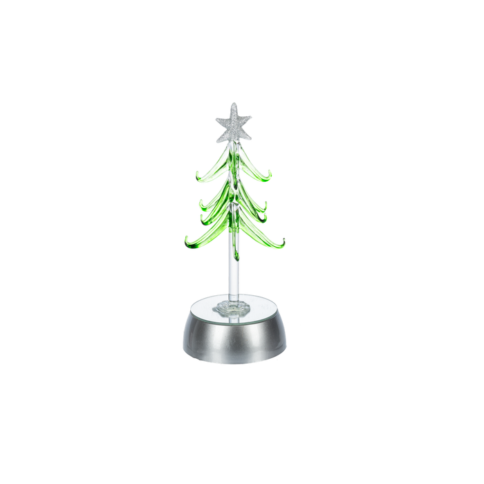 Light Up Christmas Tree with Polar Bear and Penguin Ornaments