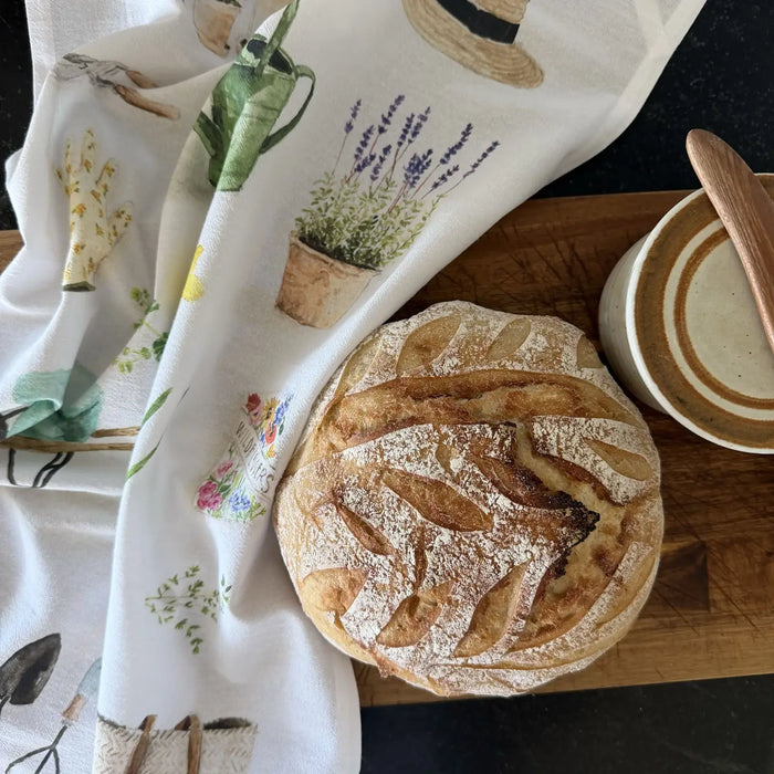 Garden Cotton Tea Towel